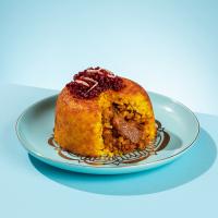 ته چین قیمه بادمجان و گوشت