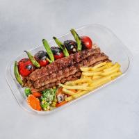 کباب کوبیده با دورچین پیرکس بزرگ