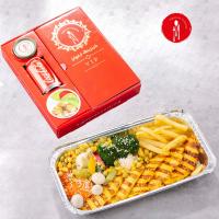 خوراک فیله مرغ گریل با دورچین ویژه