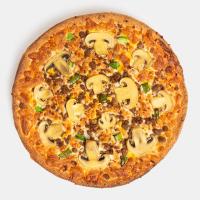 پیتزا قارچ و گوشت کلاسیک (یک نفره)