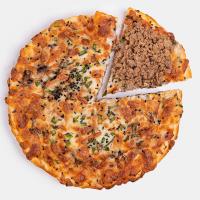 پیتزا گوشت و قارچ آمریکایی یک نفره (24 سانتی متری)