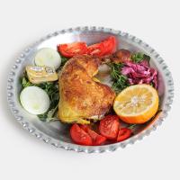 خوراک مرغ سرخ شده