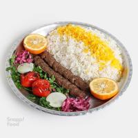چلو کباب کوبیده معمولی