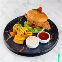 چیکن برگر سوخاری