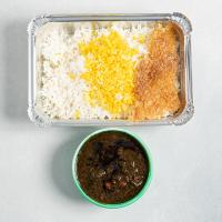 چلو خورشت قورمه معمولی