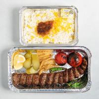 چلو کباب لقمه