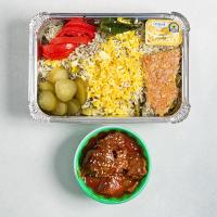 باقالی پلو با گوشت معمولی