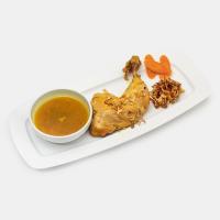 خوراک مرغ زعفرانی (ران)