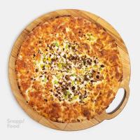 پیتزا گوشت و قارچ آمریکایی