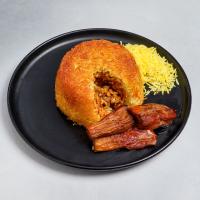 ته چین قیمه بادمجان