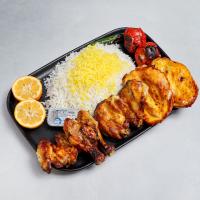 چلو جوجه کباب با استخوان