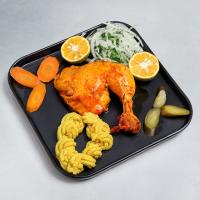 خوراک مرغ سس پز (ران)