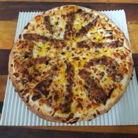 پیتزا همبرگر آمریکایی