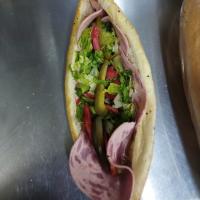 ساندویچ ژامبون گوشت سرد