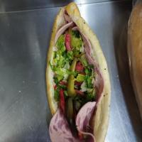 ساندویچ ژامبون مرغ سرد