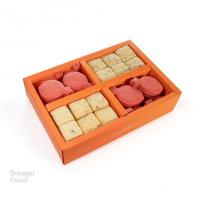 جعبه شیرینی نارگل یلدا 600 گرمی