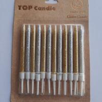 شمع تولد رنگ اکلیلی