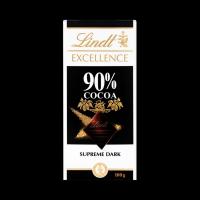 تابلت اکسلانس شکلات تلخ 90% لینت 100 گرم