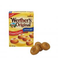 آبنبات وردرز اورجینال خامه ای بدون قند اشتورک 42 گرم