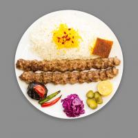 چلو کباب لقمه
