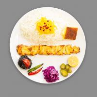 چلو جوجه کباب شنیسل سینه مرغ 