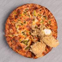 پیتزا چیکن سوخاری آمریکایی