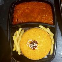 چلو خورشت قیمه سیب زمینی