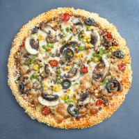 پیتزا قارچ و گوشت ایتالیایی