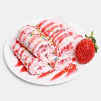 بستنی رولی توت فرنگی