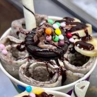 کیک بستنی شکلاتی