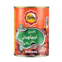 کنسرو لوبیا با قارچ بهروز 380 گرم