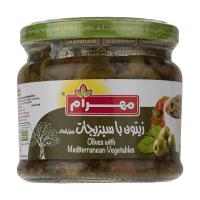 زیتون مدیترانه ای با سبزیجات مهرام