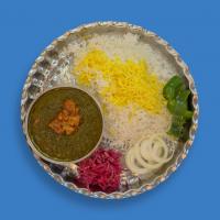 چلو خورشت قورمه سبزی