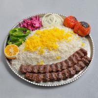 چلو کباب کوبیده مخصوص