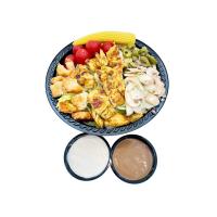 سالاد سزار با فیله مرغ گریل شده