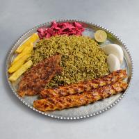 شوید لوبیا پلو با کوبیده مرغ با برنج خارجی