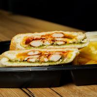 پنینی مرغ و ژامبون