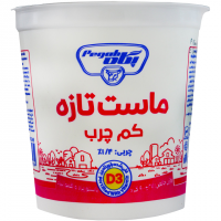 ماست لیوانی کم چرب 1.4 درصد غنی شده پگاه