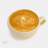 لاته شیر بادام با سیروپ رژیمی (بدون قند)