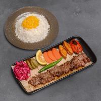 چلو کباب چنجه گوسفندی