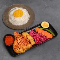 زرشک پلو با ران مرغ