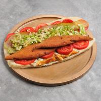 ساندویچ کتلت با قارچ و پنیر پیتزا