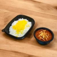 چلو خورشت قیمه سیب زمینی خودمونی