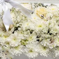 باکس گل سفید مخلوط