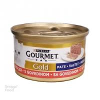 کنسرو گربه گورمت پته طعم گوشت گاو