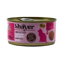 کنسرو گربه شایر با طعم پته مرغ و بوقلمون ۲۰۰ گرم