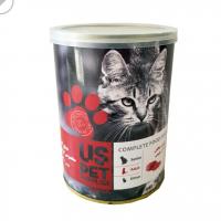 کنسرو گربه یو اس پت طعم گوشت خالص گاو پته ۴۰۰ گرمی