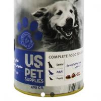 کنسرو سگ بالغ یو اس پت 400گرم