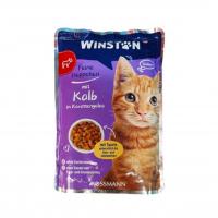 پوچ گربه بالغ وینستون طعم گوساله