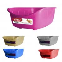 ظرف خاک گربه جورج بدون لبه